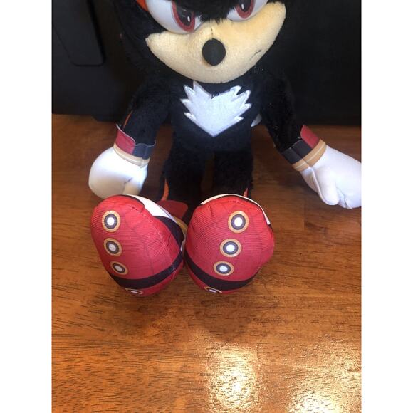 Sonic The Hedgehog 3 Movie Shadow 13” Plush 2024 Jakks Pacific - Picture 3 of 8
